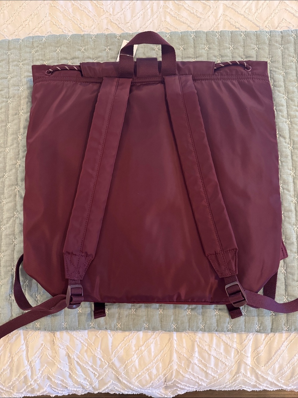 NWT VS Pink Burgundy Utility Backpack - Picture 2 of 7